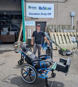 Mike Metcalfe at the Habitat for Humanity ReStore in London Ontario